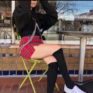 Cropped chain hoodie🖤